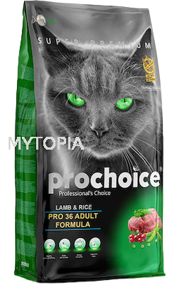 1667813299390f23db3b1a45f99c5800bf3336ebb2 Prochoice Pro36 Lamb & Rice 15 Kg Adult Cat Food
