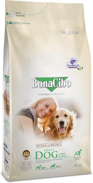 BONACIBO Adult Dog ~ Lamb & Rice, 4 kg