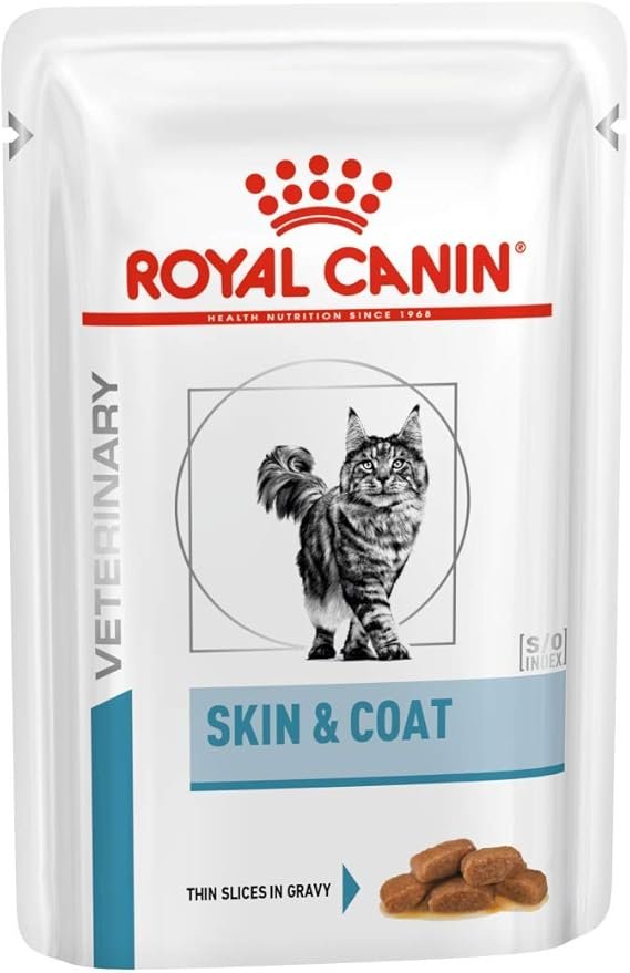 Royal Canin Vet Care Nutrition Wet Cat Food Skin and Coat 100 g