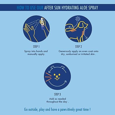 Sun protection for hair and skin the dog