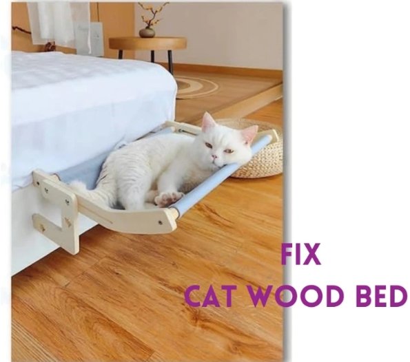 Cat Wood Bed